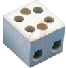 Terminal Block, Ceramic; 2; 20 A; 300 V; 24 to 12 AWG; Ceramic; Tubular Screw - 70077097 - Allied Electronics, Inc.