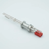 Thermocouple-Power Feedthrough, 1 Pair Type C, w/ Miniature TC Connector, 5000 Volts, 15 Amps, 2 Pins, 1.18″ QF / KF Flange - A0444-6-QF - MPF Products, INC.
