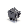Rocker Switches -- 1400-R5DBLKBLKBF0 - Image