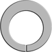 SHM - External Shaft Tamper-Proof Ring- > SHM-H External Shaft Tamper-Proof Ring ~ Stainless Steel Disc Springs -- SHM-0010-H - Image