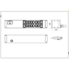 PDU Meter St Disp H 230V 16A 2P+E (12)C13(4)C19 - PDU-10470 - Belden Inc.