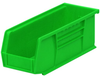 Akro-Mils Akrobin 30 lb Green Industrial Grade Polymer Hanging / Stacking Storage Bin - 10 7/8 in Length - 4 1/8 in Width - 4 in Height - 1 Compartments - 30224 GREEN - 30224 GREEN - R. S. Hughes Company, Inc.