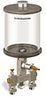 Clear View Multiple Feed Manual Lubricator, 1 qt Acrylic Reservoir, 2 Feeds, 1/8
