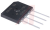 Rectifier, Bridge; Glass Passivated Single-Phase; GBU; 400 V; 4; PCB Mount - 70217641 - Allied Electronics, Inc.