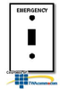 Leviton 1-Gang Toggle Device Switch Wallplate - 84001-E40 - TelephoneStuff.com