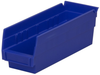 Akro-Mils 78 cu in Blue Industrial Grade Polymer Shelf Storage Bin - 11 5/8 in Length - 4 1/8 in Width - 4 in Height - 1 Compartments - 30120 BLUE - 30120 BLUE - R. S. Hughes Company, Inc.
