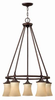 4505VZ Mid. Chandeliers-Glass Down - 780517 - Capital Lighting, Inc.