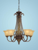 Mid. Chandeliers-Glass Up - 424201 - Capital Lighting, Inc.
