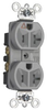 Duplex/Single Receptacle - TRIG5362-GRY - Selecta Products