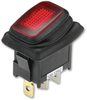 Switch, Rocker, Illuminated, Spst, 16A, 125Vac, Red; Switch Operation Nte Electronics - 71P4775 - Newark, An Avnet Company