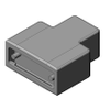 D-Sub, D-Shaped Connector Backshells, Hoods - DE-C4-J6-ND - DigiKey