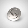 Single Mode 633nm Fiber Optic Feedthrough, FC/APC Connector, 2 Feedthrough, 2.16″ QF / KF Flange -- A14866-14-QF - Image