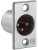 XLR Receptacle; Male; 0.866 in. - 70088524 - Allied Electronics, Inc.