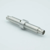 MHV Coaxial Feedthrough, 1 Pin, Grounded Shield, Double-Ended, 0.745″ Dia SS Weld Adapter - A0471-2-W - MPF Products, INC.