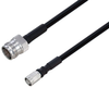 Outdoor Rated 4.3-10 Female to NEX10 Male Low PIM Cable 100 cm Length Using SPO-250 Coax Using Times Microwave Parts - PE3C6338-100CM - Pasternack