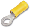 Terminal, Ring Tongue, 6Mm, Crimp Yellow; Stud Size - Metric Amp - Te Connectivity - 93K1530 - Newark, An Avnet Company