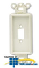 Hubbell 15-Pin / 9-Pin or HDMI Blank Decorator Outlet.. -- ISFB15AL