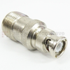 HN Female (Jack) to BNC Male (plug) Adapter, Nickel Plated Brass Body, 1.2 VSWR - SM3923 - Fairview Microwave Inc.