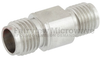 2.92mm Female (Jack) to 2.4mm Female (Jack) Adapter, Passivated Stainless Steel Body, 1.2 VSWR -- FMAD1026 - Image