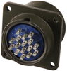 Circular Connector, Receptacle, Size 24, 16 Position, Box; Military Specification Amphenol Industrial - 06H2979 - Newark, An Avnet Company