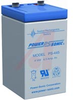 Battery; 4 VDC; Lead Acid; 4.5; Rechargeable; 4 VDC; 1.4 lbs.; -40 degC; 60 de - 70115639 - Allied Electronics, Inc.