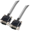Metal Armored DB9 Cable, Male/Male, 50 ft - DSA00011-50F - MilesTek Corporation