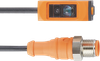Diffuse reflection sensor with background suppression -- O6H704
