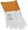 Tillman White/Orange Large Split Deerskin Kevlar/Leather Welding Glove - Straight Thumb - 608134-00255 - 608134-00255 - R. S. Hughes Company, Inc.