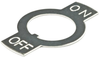 On-Off Plate, 12Mm Thread, Toggle Switch; For Use With Nkk Switches - 09X6807 - Newark, An Avnet Company