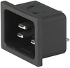 Conn, Iec Appliance Inlet C20, 16A, 250V; Iec Connector Type Schurter - 70K8376 - Newark, An Avnet Company