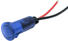 Panel Indicator, Blue, 24V, Wire Lead; Led Color Dialight - 49AC2874 - Newark, An Avnet Company