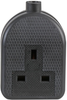 Black 1 Gang 13A Rubberised Trailing Socket Rohs Compliant Pro Elec - 24M9679 - Newark, An Avnet Company