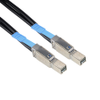 Amphenol CS-SASMINIHD2-003 3m (9.8') External 4x HD Mini-SAS Cable - 4x Mini-SAS HD (SFF-8644) to 4x Mini-SAS HD (SFF-8644) Passive Copper Cable [28 AWG] - 12G SAS 3.0 / iPass+™ HD - Image