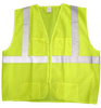 Jackson Safety Lime/Silver Medium/Large Polyester Mesh High-Visibility & Reflective Vest - 4 Pockets - 711382-03214 - 711382-03214 - R. S. Hughes Company, Inc.