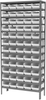 Shelving, Steel Shelving Kit, 12x36x79, 60 Bins - AS1279130W - Akro-Mils, Inc.