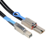 Amphenol CS-SASMINTOHD-001 1m (3.3') External 4x Mini-SAS to HD Mini-SAS Cable-4x Mini-SAS HD (SFF-8644) to 4x Mini-SAS 26-pin (SFF-8088) Passive Copper Cable [30 AWG]-6G SAS 2.1 / iPass+™ HD - Image
