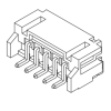 Headers, Male Pins - 123-A-WBP-K001EA-06SR01TR-ND - DigiKey