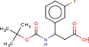 3-[(tert-Butoxycarbonyl)amino]-3-(3-fluorophenyl)propanoic.. - 4658-3-X9 - SynQuest Laboratories, Inc.
