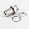 N Female (Jack) to N Female (Jack) Bulkhead Adapter, Tri-Metal Plated Brass Body, 1.2 VSWR - SM4079 - Fairview Microwave Inc.
