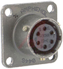 connector,metal circular,box mounting recept,size 10,6 #20 solder socket contact - 70143397 - Allied Electronics, Inc.