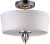 Semi-Flush Mts.-Drum Shade - 604303 - Light Center (The)