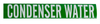 Brady B-946 White on Green Vinyl Self-Adhesive Pipe Marker - 2 1/4 in Height - 2 in Character Height - 14 in Length - Printed Msg = COLD WATER SUPPLY - 7057-1 - 754476-79593 - R. S. Hughes Company, Inc.