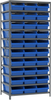 Shelving, Steel Shelving Kit, 24x36x79, 30 Bins - AS2479014B - Akro-Mils, Inc.