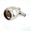 RA SMA Female (Jack) to N Male (plug) Adapter, 1.2 VSWR - SM4216 - Fairview Microwave Inc.