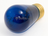 11 Watt, 130 Volt S14 Transparent Blue Sign/Indicator Bulb -- 390070 - Image