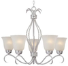 85125ICSN Mid. Chandeliers-Glass Up - 417496 - Capital Lighting, Inc.