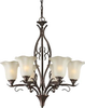 2505-06-27 Mid. Chandeliers-Glass Up - 413482 - Capital Lighting, Inc.