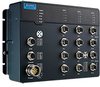EN50155 Managed Ethernet Switch with 12GE(4bypass), 24-110VDC -- EKI-9512G-4GMW-AE