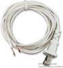 Power Cord, Nema1-15P, 2.74M, White; Connector Type A Volex - 93K2548 - Newark, An Avnet Company