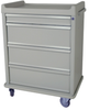 OptimAL Line All Aluminum Punch Card Medication Cart wi.. - AL540PC - Harloff Company, Inc. (The)